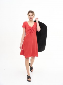 VESTIDO BÉHULAH FRUNCIDO...