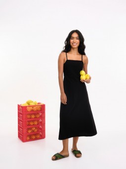 VESTIDO BÉHULAH MIDI TIRANTES