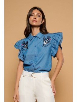 CAMISA MINUETO VOLANTES...