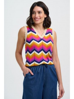 CHALECO SUGARHILL S/MANGAS...