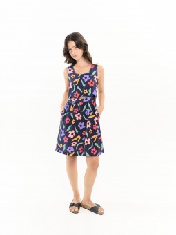 VESTIDO  BÉHULAH CORTO CUT...