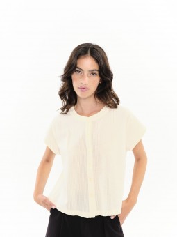 BLUSA  BÉHULAH M/C CUELLO...