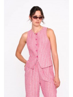 CHALECO 24COLOURS ROSA CON...