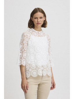 CAMISA BYOUNG GUIPUR MANGA 3/4