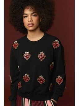 SUDADERA MINUETO CORAZONES...