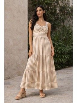VESTIDO LYLU LARGO TIRANTES...