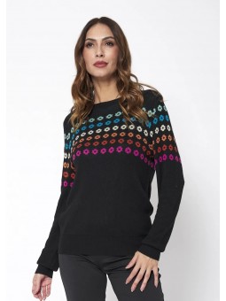 JERSEY LYLU M/L FRANJAS FLORES