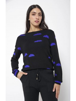 JERSEY LYLU ESTAMPADO NUBES