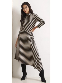 VESTIDO LYLU MIDI RAYAS...