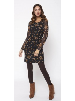 VESTIDO LYLU CORTO GASA...